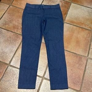 Old Navy The Pixie stretchy ankle pant in pinstripe blue
